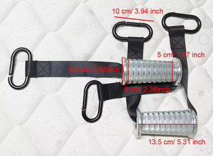 Agarraderas de Aluminio y Nailon de Alta Resistencia <span class=keywords><strong>para</strong></span> Bíceps y Tríceps, Accesorios <span class=keywords><strong>para</strong></span> Máquinas de Gimnasio con Agarre Ergonómico Antideslizante - Product Image 2