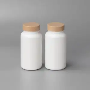 100% Biodegradável pílula Garrafa PLA material de amido de milho Compostable Descartável Plástico medicina Garrafa Pla Garrafa