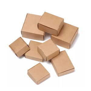 Multi-Size Kraftpapier Bruin Karton Handgemaakte Zeepkist Wit Ambachtelijke Papier Geschenkdoos Zwarte Verpakking Sieraden Doos - Product Image 1