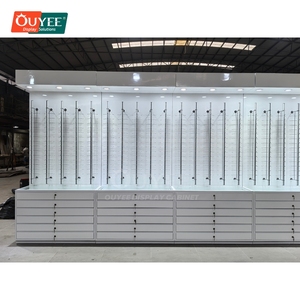 ชั้นวางสินค้าโลหะเคลือบสีฝุ่นสำหรับตกแต่งภายใน<span class=keywords><strong>ร้าน</strong></span>ค้าดีไซน์ใหม่ เหมาะสำหรับร้านแว่นตาและงานออกแบบตกแต่งภายในเชิงพาณิชย์ - Product Image 2