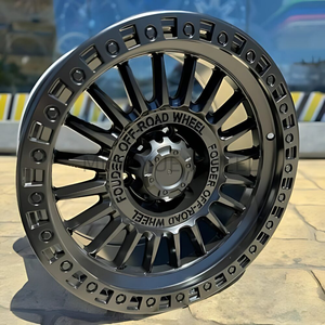 Mingyue <span class=keywords><strong>ขอบ</strong></span>ล้อรถโดยสารสำหรับรถ Jeep 4Runner Patrol Navara 6X139.7 6X114.3 17X9J ออฟโรดสีดำ4X4 - Product Image 2