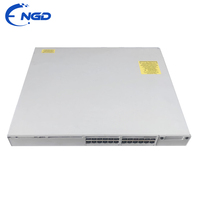 Switch Ethernet Gigabit PoE+ de 24 Puertos, Modular, Uplink, Capa 3, Administrado, Completamente Probado, Acceso a Campus Empresarial, C9300-24P-A