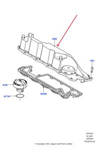 ฝาครอบหัวสูบ3.2L LR006860 LR023777สำหรับรถแลนด์โรเวอร์ LR2 L359 2006-2014 - Product Image 6
