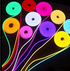 Bande lumineuse néon flexible 5050 nouvelle génération sans colle, 60D 120D, 13 couleurs, LED - Product Image 4