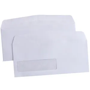 10 # Size Standard Single Window wide adhesive 18 mm area Height Glue White Paper Envelope