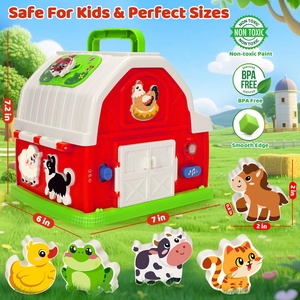 EPT Learning Moving Infant Children's Plane Elephant Player Doll <strong>Kids</strong> Music Toys Musical Barn Farm Animal <strong>Set</strong> - Product Image 2