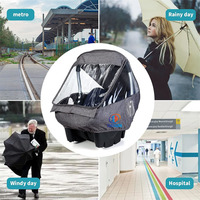 Accessoires de voyage universels Extra Protect Baby Weather Shield Housse de siège auto pour bébé avec sac de rangement