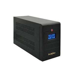 เครื่องสำรองไฟฟ้า Techfine 1200VA <span class=keywords><strong>แบ</strong></span>บ Standby <span class=keywords><strong>UPS</strong></span> 110V 220V พร้อมจอ LCD และแบตเตอรี่สำรอง - Product Image 4