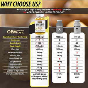 OEM Horny Goat Weed Soft Gel Cápsulas Stamina Booster e Aumento de Energia Suplemento para Homens Adulto Vitaminas Booster - Product Image 4