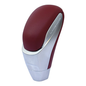 Mazda Car Gear <b>Shift</b> <b>Knob</b> Red Leather Matte Electroplating Ergonomic Design Automatic Transmission Part QZXN-K08 - Product Image 3