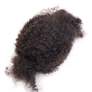 Can Be Bleached and Dyed Afro Kinky Bulk Human Hair Greffe Braiding Hair 30g - Product Image 2