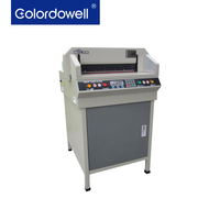 COLORDOWELL WD-450VSG+ 220V/110V Machine de découpe automatique de papier haute vitesse 17,7 pouces en métal pour post-pressage