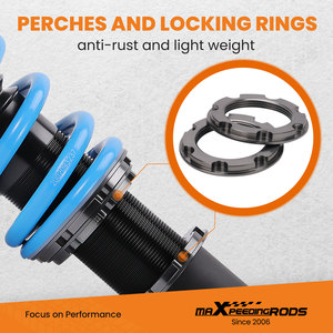 MaXpeedingrods Suspension pneumatique en ressort hélicoïdal Kit de conversion Coilover pour Jaguar XJ XJR <span class=keywords><strong>XJ8</strong></span> X358 <span class=keywords><strong>X350</strong></span> 2003-2009 - Product Image 5