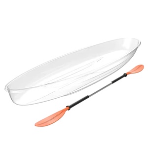 Magnifique kayak transparent en polycarbonate pour la photographie de voyage en plein air, canoë d'eau douce en bord de mer - Product Image 5
