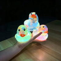 Nouveau jouet souple en forme de bouteille de boisson aux fruits, motif canard phosphorescent, best-seller transfrontalier, cadeau pour enfants