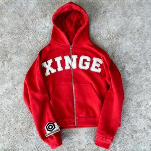 Nouveau Hoodie Camouflage Homme 2026 Style Urbain Personnalisé Rétro Délavé Broderie 3D Coupe Boxy Courte Zippée - Product Image 3