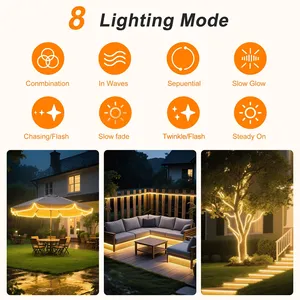 <span class=keywords><strong>Bande</strong></span> <span class=keywords><strong>LED</strong></span> solaire extérieure étanche pour Cob avec batterie 24V IP67, <span class=keywords><strong>bande</strong></span> <span class=keywords><strong>LED</strong></span> solaire extérieure découpable, étanche - Product Image 2
