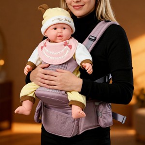 Infant <strong>Toddler</strong> Baby <strong>Carrier</strong> with Waist Stool 3-in-1 <strong>Hip</strong> Seat Baby <strong>Carrier</strong> Adjustable Customized Baby <strong>Carrier</strong> - Product Image 1