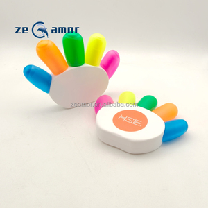 Zeamor <span class=keywords><strong>Kawaii</strong></span> <span class=keywords><strong>dessin</strong></span> stationnaire nouveau personnalisé créatif 5 couleurs mignon Mini ongle doigt <span class=keywords><strong>surligneur</strong></span> pour les affaires et l'école - Product Image 5