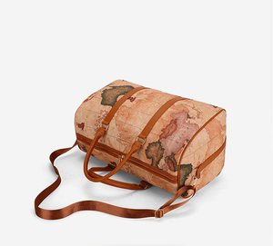 Borsa da Viaggio SHIMO con Stampa Vintage della Mappa <span class=keywords><strong>del</strong></span> <span class=keywords><strong>Mondo</strong></span>, Borsone di Lusso in Pelle di Grande Capacità per Uomo e Donna - Product Image 2