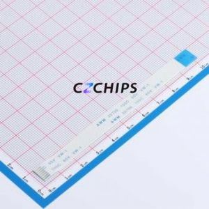 FFC-1.0-7-100-B-4-8 FFC Cable (Flexible Flat Cable) P=1mm Connector 7P 1mm 0.3mm Reverse - Product Image 1