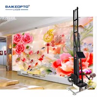 Mesin Printer Dinding 3D BAIKE OPTO DX7 - Tinta UV Otomatis Resolusi Tinggi untuk Penggunaan Dalam/Luar Ruangan