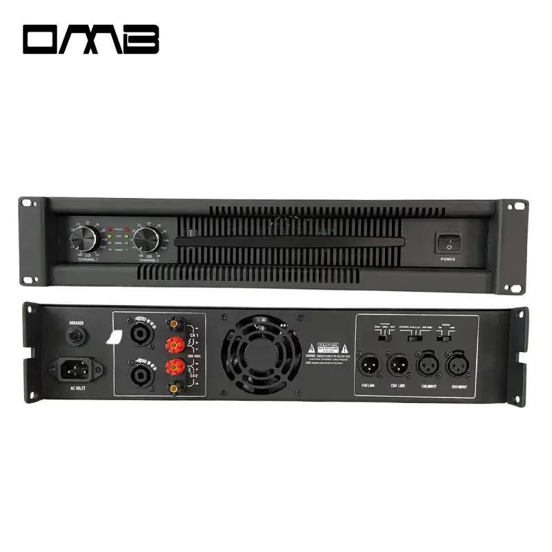 VR600 Professional Dj 2 Channel 1600w Switch Class D Power Audio Amplifier For Stage Performance