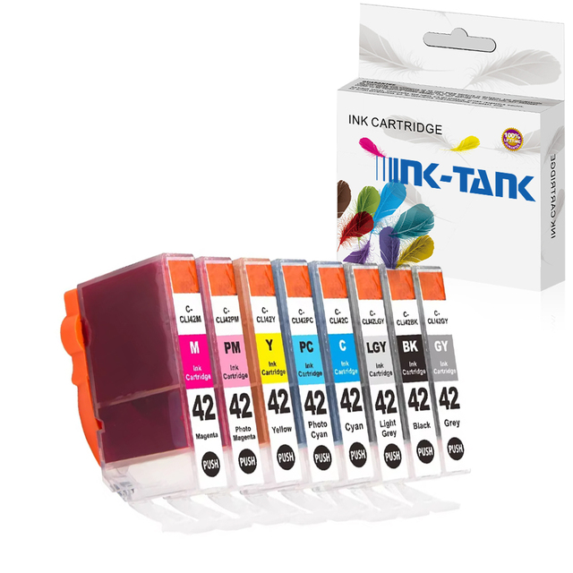 INK-TANK CLI 42 CLI-42 CLI42 BCI43 BCI-43 BCI 66 Premium Compatible Ink Cartridge for Canon PIXUS Pro-100 Pro 100 100S Printer