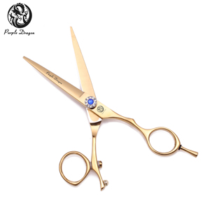 Professional Hair Scissors Rotating Handle Scissors Japanese Steel Professional Barber Shears Ergonomic Design Salon <strong>Stylists</strong> - Product Image 1