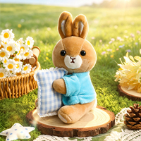 Porte-clés en peluche Peter Rabbit sous licence officielle, adorable lapin en peluche, pendentif doux, vente en gros, cadeau pour enfants, directement de l'usine