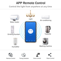 Touchmi Neues Design WLAN-Smart-Wandtastschalter und Deutsche Steckdose für Zuhause Zigbee Glaspanel-Schalter