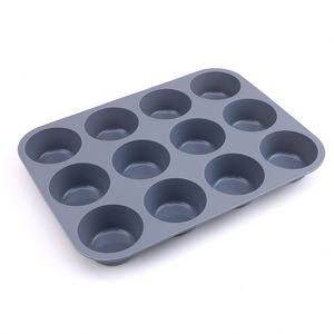 Moule à gâteau en silicone personnalisé pour chocolat, gelée, pudding, desserts, 12 cavités, forme ronde, moules en silicone pour la pâtisserie - Product Image 6