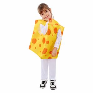 Nuevo Halloween Pizza <span class=keywords><strong>Hot</strong></span> Dog Hamburger Chees Eggs Cosplay Disfraz de actuación alimentaria <span class=keywords><strong>con</strong></span> mallas para el festival escolar - Product Image 3