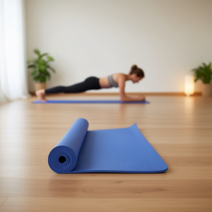 Tapete de Yoga Azul de PVC, Tamaño 173*61*0.3cm, para tu Rutina de Fitness - Product Image 3