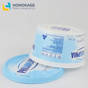 Venta al <span class=keywords><strong>por</strong></span> mayor eco amigable reciclable logotipo personalizado impreso IML de embalaje desechable de 250g <span class=keywords><strong>ronda</strong></span> pp de helado de plástico taza con tapa - Product Image 4