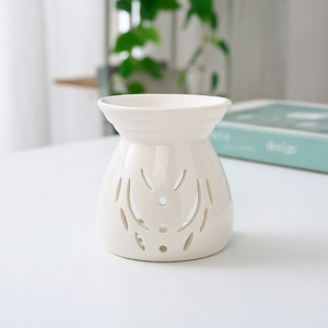 Bianco in <span class=keywords><strong>ceramica</strong></span> elettrica bruciatore a olio portacandele per aromaterapia per saloni di bellezza matrimoni casa terapia per san valentino - Product Image 5