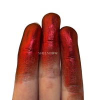 Großhandel Rotes MultiChrome Titan-Chamäleon-Pigmentpulver Winkelwechselndes Duochrome-Pigment für DIY-Make-up Lidschatten