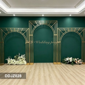 DKB New Arrival Professional Modern Metal Arched <b>Mirrors</b> Set Wall Decorative Standalone <b>Panels</b> Interior Design Wedding - Product Image 3