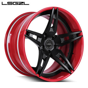 LSGZL Ruedas cóncavas profundas de 2 piezas Llantas de aleación forjadas de 16-24 pulgadas - Product Image 2