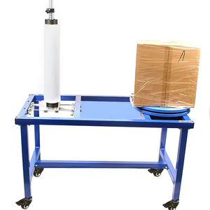 Macchina Avvolgitrice Semi-Automatica Aggiornata con Leva Doppia, Piedino Regolabile e Dispenser Manuale per Imballaggio Cartoni - Product Image 6