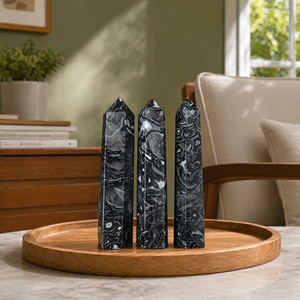 Nueva torre de ágata negra Crazy Point, muy vendida - Product Image 1