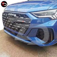 Grille de pare-chocs avant de haute qualité en matériau PP, aspect RSQ3, avec échappement pour Audi Q3 modèle 2019-2023/Sportback