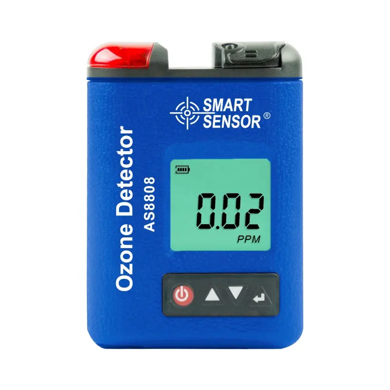 Smart Sensor AS8808 Mini Draagbare Clip-On Digitale Ozon Detector O3 Gas Concentratie Monitor Tester Analyzer Met Alarm