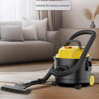 Aspirateur industriel humide/sec électrique haute puissance 1000W CleanHorse TJ-1517 avec bac à poussière de 15L pour usage commercial