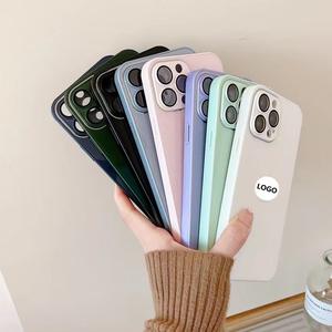 Silicone 9d <span class=keywords><strong>verre</strong></span> couvertures arrière lentille Film de protection nouvelle <span class=keywords><strong>coque</strong></span> pour <span class=keywords><strong>Iphone</strong></span> <span class=keywords><strong>11</strong></span> 12 13 14 15 Pro Max coques de téléphone de luxe - Product Image 6