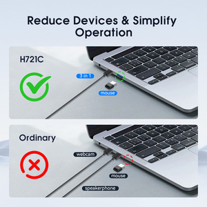 Camera PTZ phát trực tiếp 1080P USB/NDI/HDMI/SDI, tự động lấy nét, dùng cho hội nghị truyền hình, tích hợp micro và loa - Product Image 4