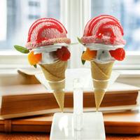 Grote knapperige PVC koelkastmagneet, creatieve huisdecoratie, vroegkinderlijke educatie, speelgoed, fruit, ijsjes, modelvorm