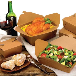 Emballage personnalisé <span class=keywords><strong>en</strong></span> gros pour la restauration rapide, emballage à emporter pour les nuggets <span class=keywords><strong>KFC</strong></span>, les ailes de poulet frites, les boîtes d'emballage pour le poulet frit - Product Image 1