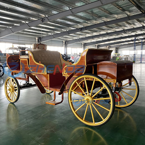 Nouvelle carrosse électrique à chevaux pour mariages et visites touristiques, idéale pour les parcs d'attractions, modèle ouvert, vente en gros - Product Image 6