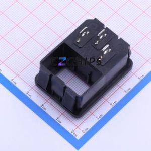 S-03-12S-1 AC Power Connector Connector IEC 320-C14 1 3 Panel Mount - Product Image 2
